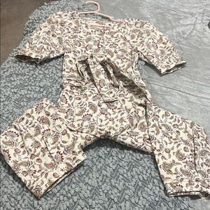 Kids floral one piece jumpsuit